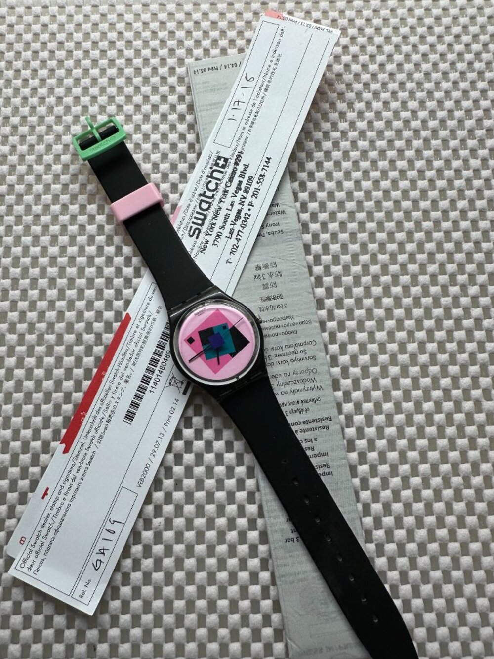 Swatch Watch Crazy Square GA109 Classic 2014 - Picture 2 of 8